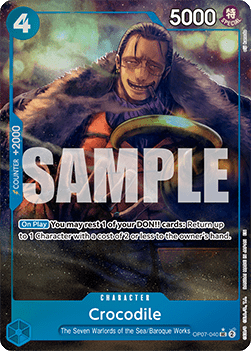 OPTCG The Best Vol.2 PRB02-OP07-040 Crocodile Alternate Art