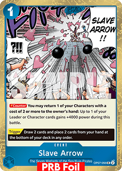 OPTCG The Best Vol.2 PRB02-OP07-056 Slave Arrow PRB Foil