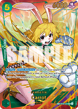 OPTCG The Best Vol.2 PRB02-OP08-023 Carrot (SR) Special Rare