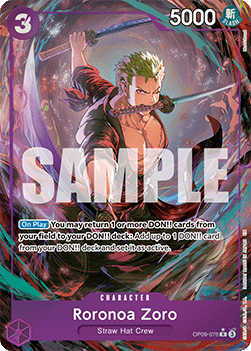 OPTCG The Best Vol.2 PRB02-OP09-076 Roronoa Zoro Alternate Art