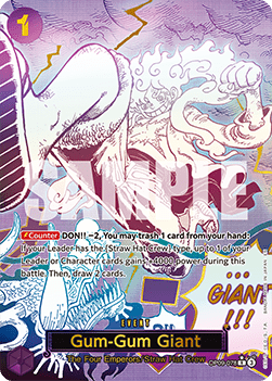 OPTCG The Best Vol.2 PRB02-OP09-078 Gum-Gum Giant Special Rare