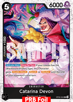 OPTCG The Best Vol.2 PRB02-OP09-084 Catarina Devon PRB Foil