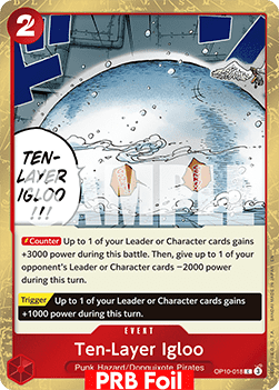 OPTCG The Best Vol.2 PRB02-OP10-018 Ten-Layer Igloo PRB Foil