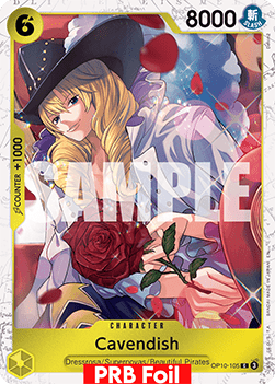 OPTCG The Best Vol.2 PRB02-OP10-105 Cavendish PRB Foil