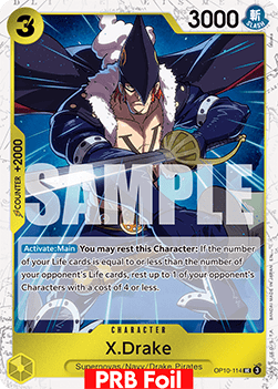 OPTCG The Best Vol.2 PRB02-OP10-114 X.Drake PRB Foil