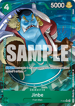 OPTCG The Best Vol.2 PRB02-P-063 Jinbe Alternate Art