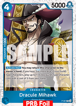 OPTCG The Best Vol.2 PRB02-P-081 Dracule Mihawk PRB Foil
