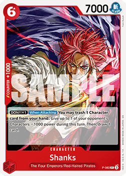 OPTCG The Best Vol.2 PRB02-P-083 Shanks