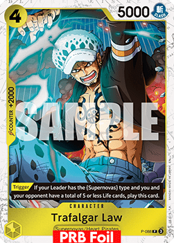OPTCG The Best Vol.2 PRB02-P-088 Trafalgar Law PRB Foil