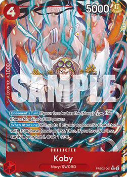 OPTCG The Best Vol.2 PRB02-001 Koby Alternate Art
