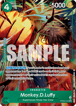 OPTCG The Best Vol.2 PRB02-005 Monkey.D.Luffy (SR) Alternate Art
