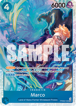 OPTCG The Best Vol.2 PRB02-008 Marco (SR)