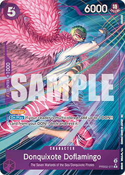 OPTCG The Best Vol.2 PRB02-011 Donquixote Doflamingo Alternate Art