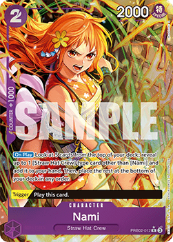 OPTCG The Best Vol.2 PRB02-012 Nami Alternate Art