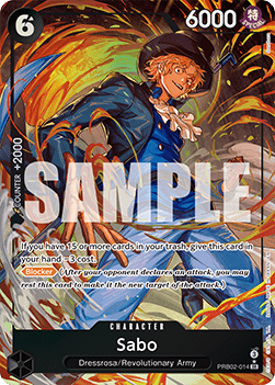 OPTCG The Best Vol.2 PRB02-014 Sabo (SR) Alternate Art