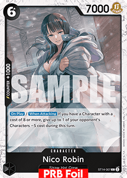 OPTCG The Best Vol.2 PRB02-St14-007 Nico Robin PRB Foil