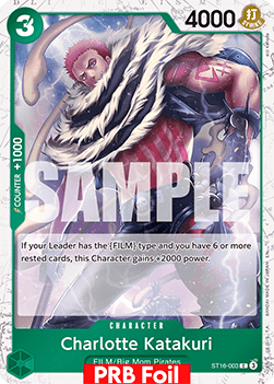 OPTCG The Best Vol.2 PRB02-ST16-003 Charlotte Katakuri PRB Foil