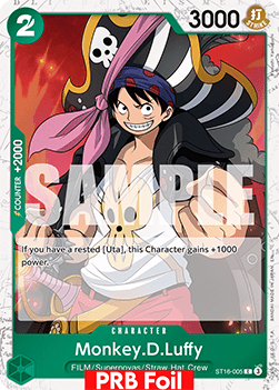 OPTCG The Best Vol.2 PRB02-ST16-005 Monkey.D.Luffy PRB Foil