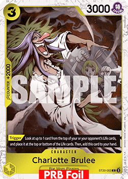 OPTCG The Best Vol.2 PRB02-ST20-003 Charlotte Brulee PRB Foil