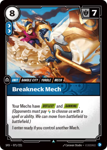 Riftbound Spiritforged 071/221 Breakneck Mech