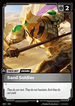Riftbound Spiritforged T02/221 Sand Soldier