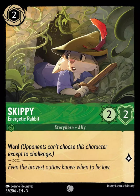 Lorcana Into the Inklands 087/204 Skippy Energetic Rabbit