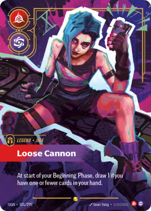 Riftbound Origins 301/298 Jinx, Loose Cannon (Showcase)