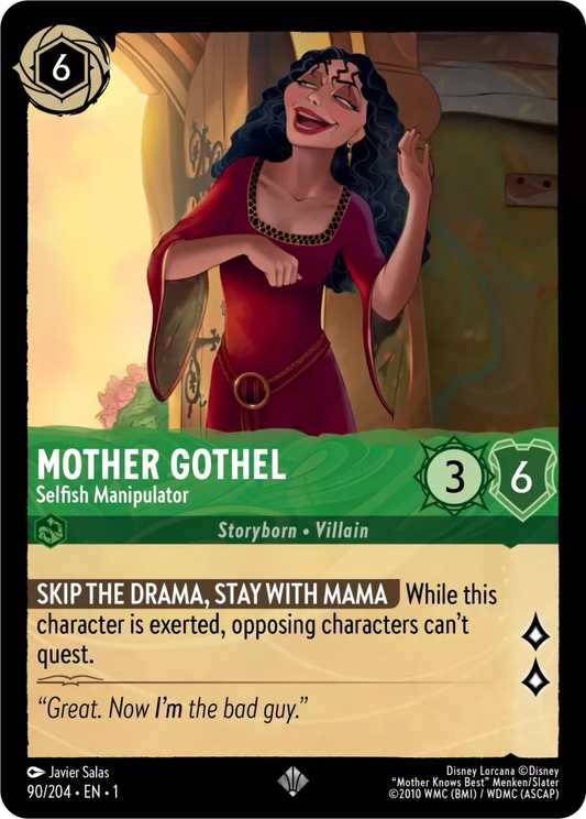 Lorcana The First Chapter 090/204 Mother Gothel Selfish Manipulator