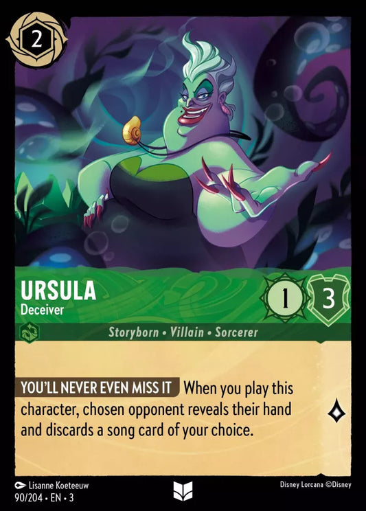 Lorcana Into the Inklands 090/204 Ursula Deceiver