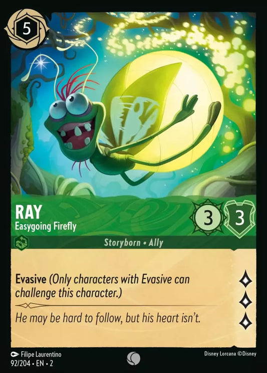 Lorcana Rise of the Floodborn 092/204 Ray Easygoing Firefly