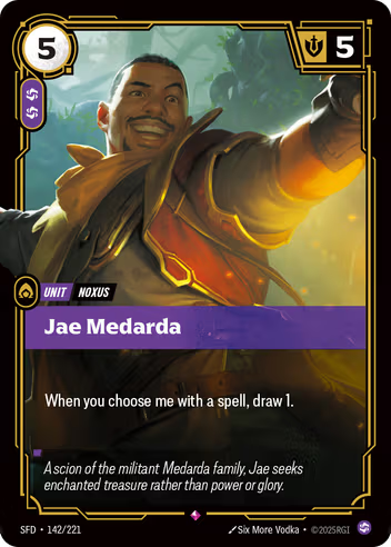 Riftbound Spiritforged 142/221 Jae Medarda