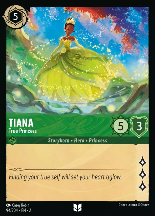 Lorcana Rise of the Floodborn 094/204 Tiana True Princess Foil