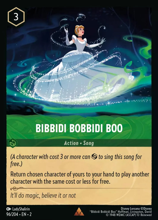 Lorcana Rise of the Floodborn 096/204 Bibbidi Bobbidi Boo Foil