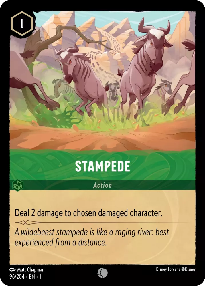 Lorcana The First Chapter 096/204 Stampede Foil