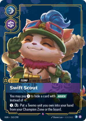 Riftbound Origins 263/298 Teemo, Swift Scout