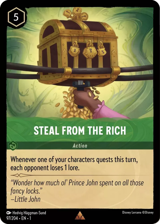 Lorcana The First Chapter 097/204 Steal From the Rich Foil