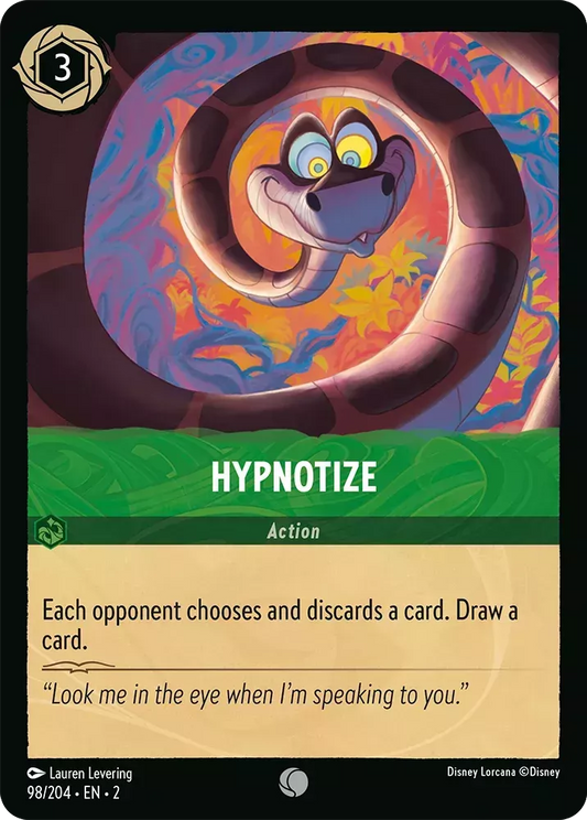 Lorcana Rise of the Floodborn 098/204 Hypnotize Foil