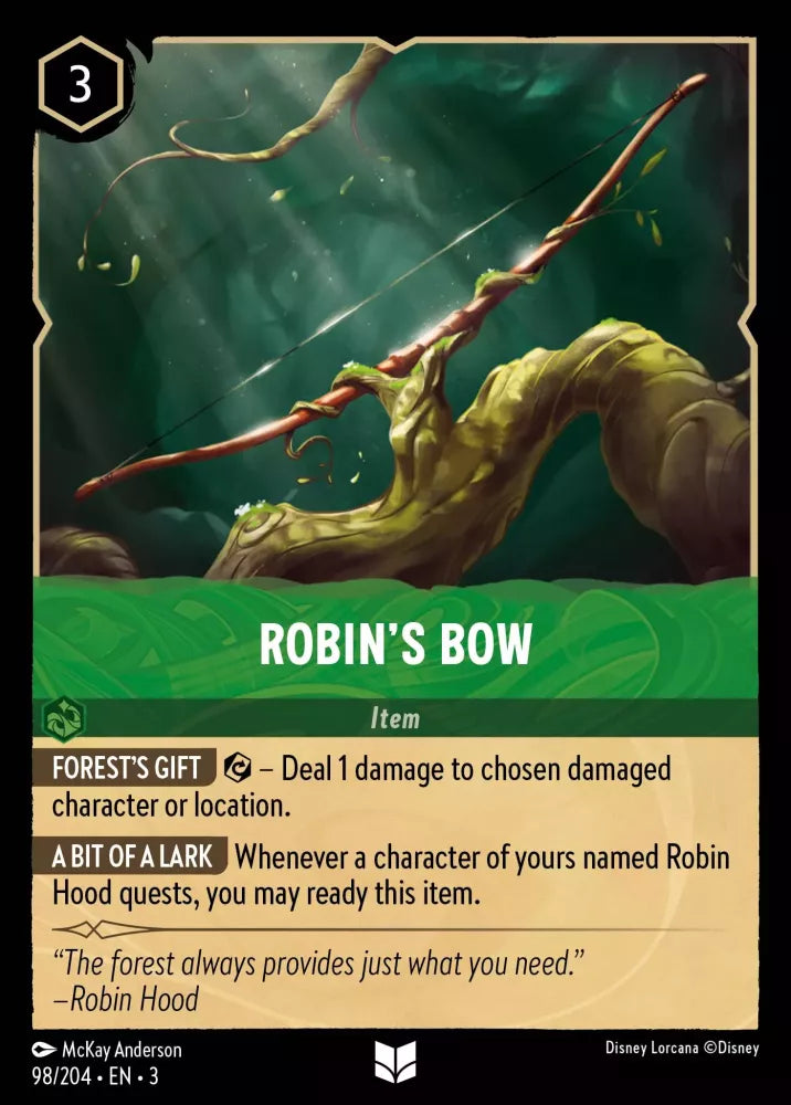 Lorcana Into the Inklands 098/204 Robin's Bow