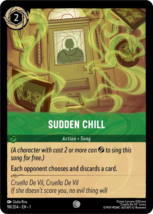 Lorcana The First Chapter 098/204 Sudden Chill Foil