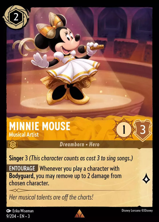 Lorcana Into the Inklands 009/204 Minnie Mouse Musical Artist