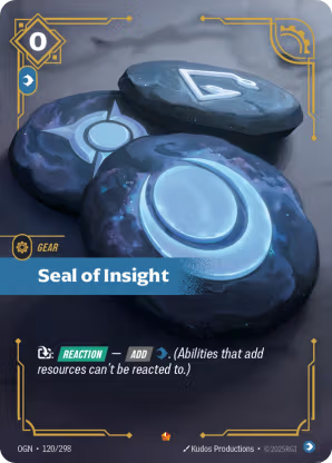 Riftbound Origins 120/298 Seal of Insight
