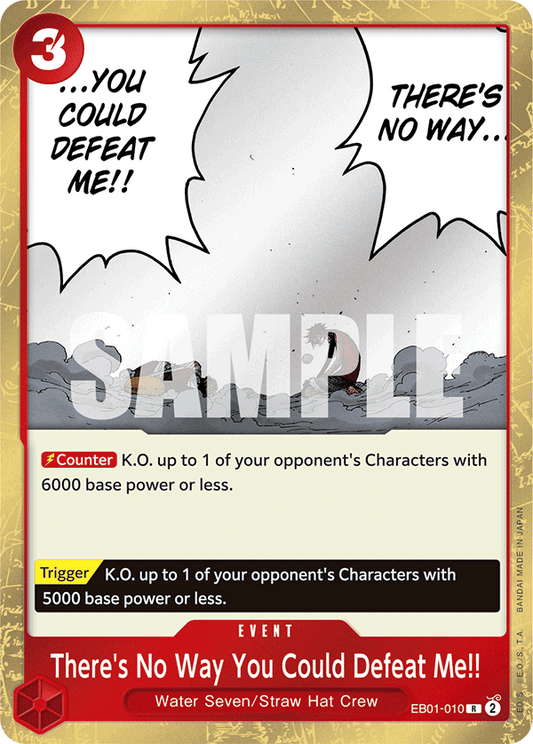 OPTCG Memorial Collection EB01-010 There's No Way You Could Defeat Me!!