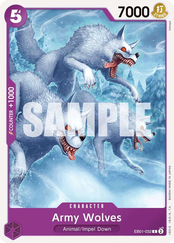 OPTCG Memorial Collection EB01-032 Army Wolves