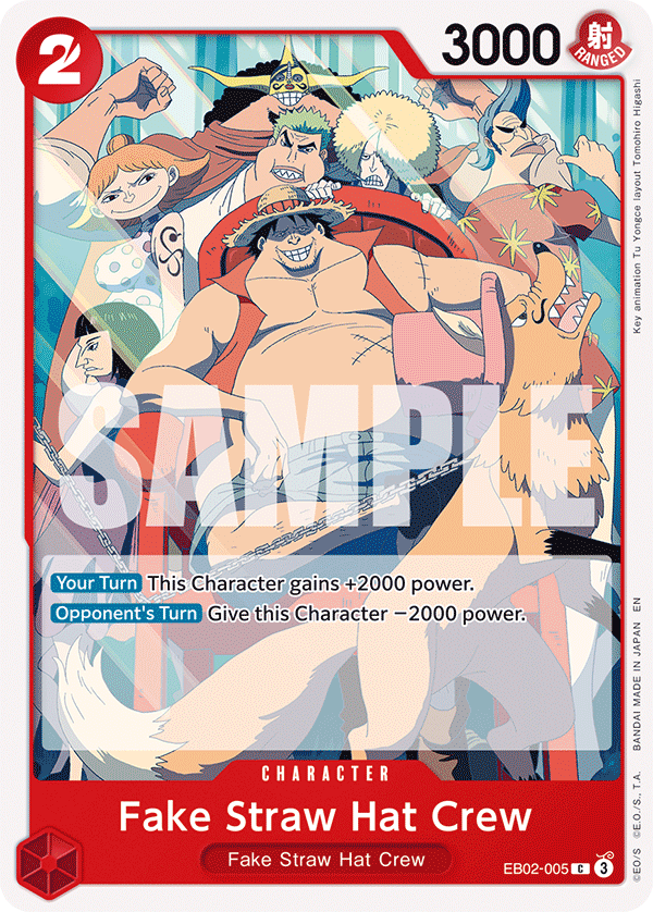 OPTCG Anime 25th Collection EB02-005 Fake Straw Hat Crew
