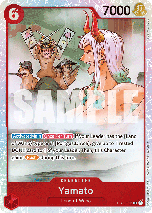 OPTCG Anime 25th Collection EB02-006 Yamato (SR)