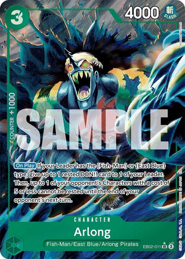 OPTCG Anime 25th Collection EB02-011 Arlong (SR) Alternate Art
