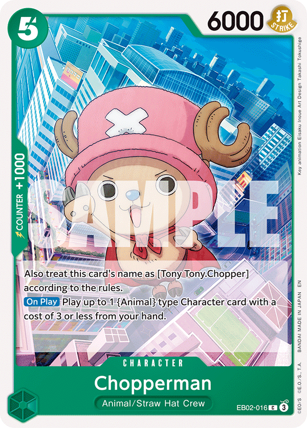 OPTCG Anime 25th Collection EB02-016 Chopperman