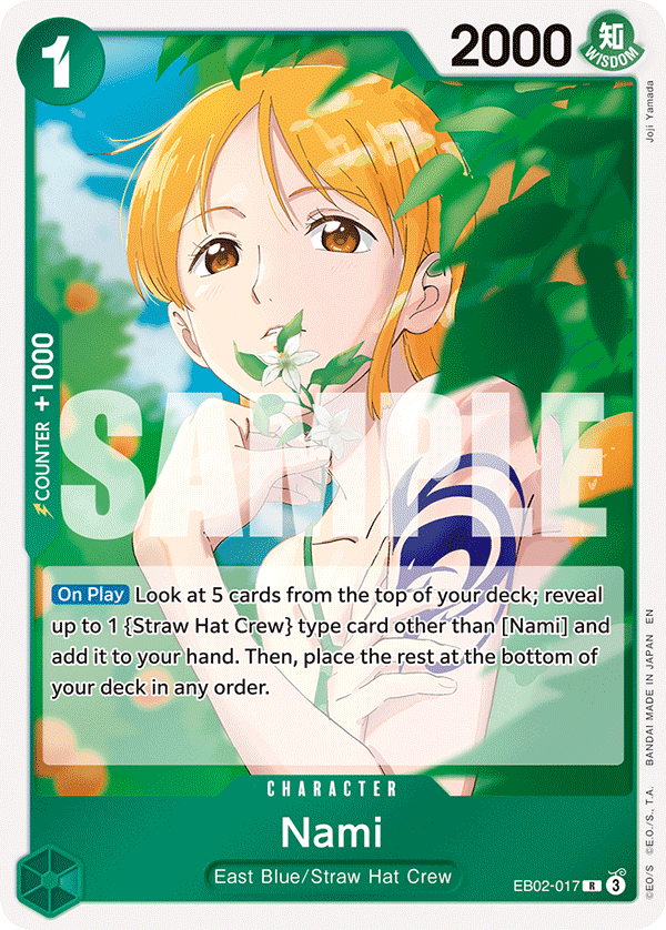 OPTCG Anime 25th Collection EB02-017 Nami