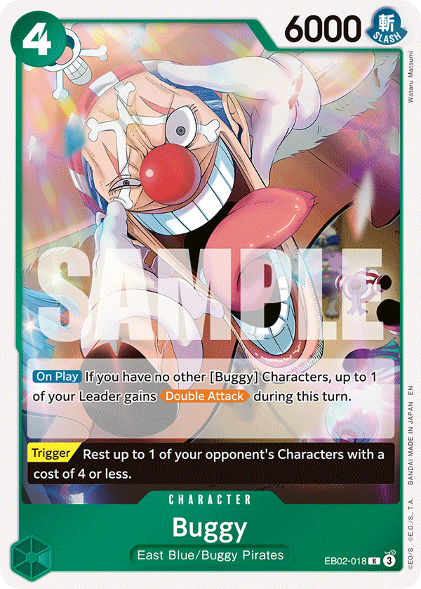 OPTCG Anime 25th Collection EB02-018 Buggy