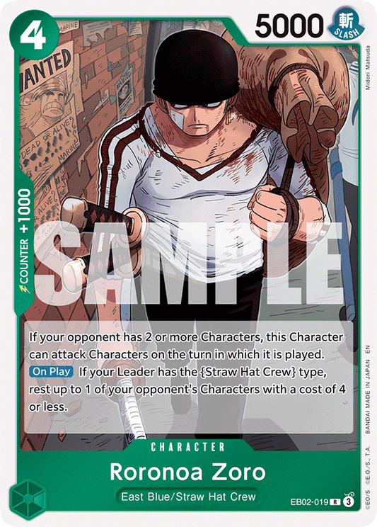 OPTCG Anime 25th Collection EB02-019 Roronoa Zoro